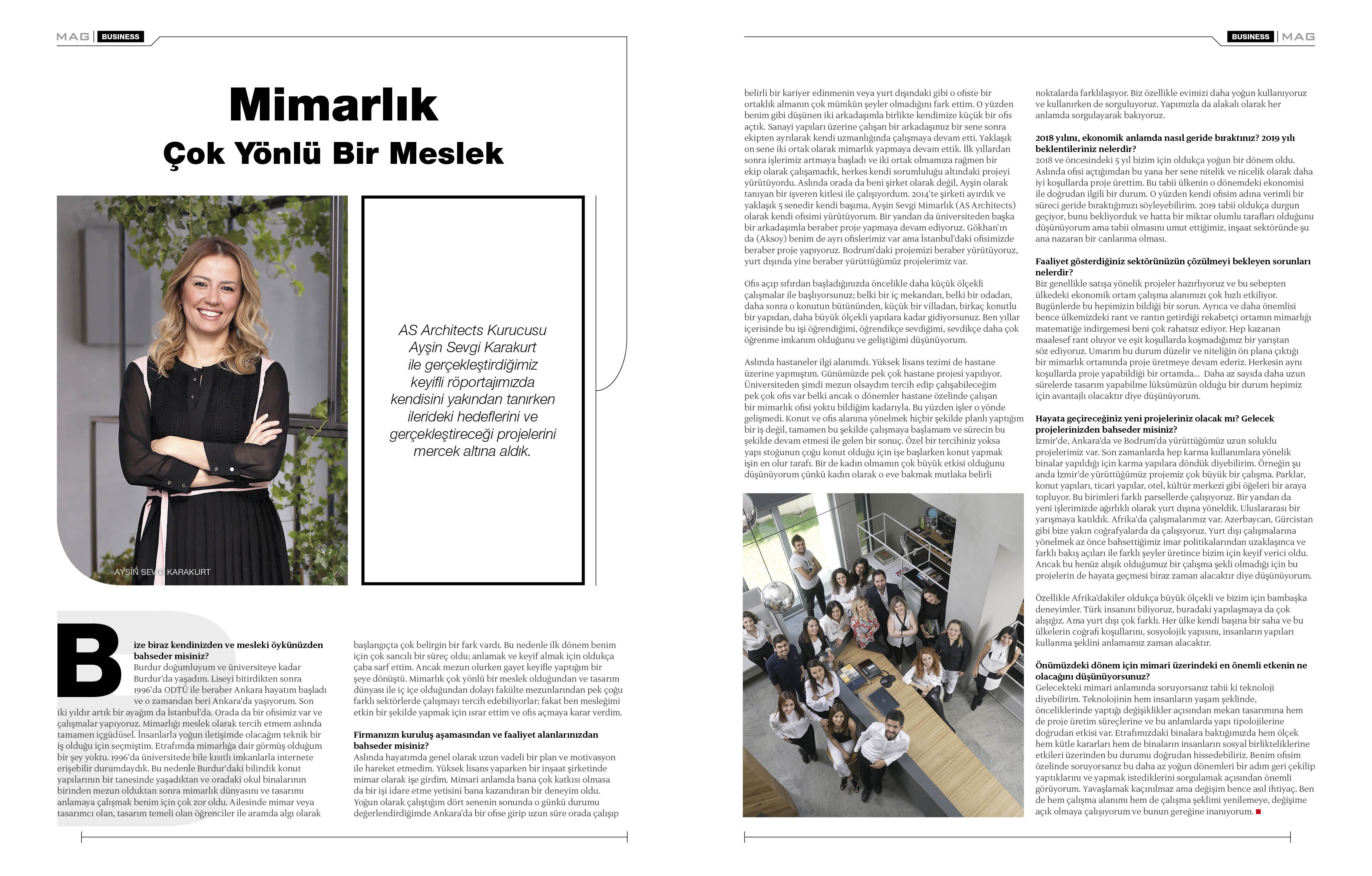  MAG BUSINESS, 2019 SPRING-SUMMER / INTERVIEW 